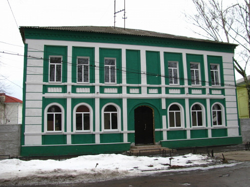 Pryluky, 2012, Im Gebäude der ehemalige »Fratkinskij«-Synagoge befindet sich heute eine Musikschule, jewua.org, Chaim Buryak 