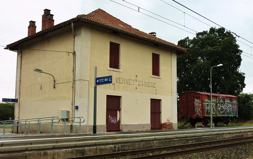 Le Vernet, 2012, Bahnhofsgebäude, Thierry Llansades