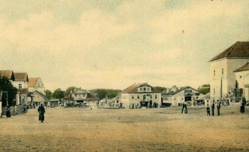 Slawuta, um 1900, Alter Marktplatz, gemeinfrei
