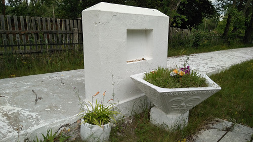 Tschernobyl, 2017, Denkmal für die ermordeten Juden, Sergej Paskewitsch