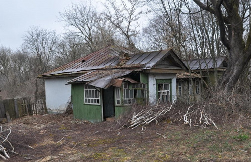 Tschernobyl, 2015, Ehemaliges Shtetl-Haus, Jewgennij Schnajder