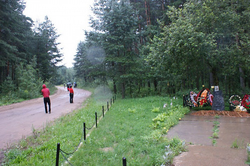 Malyj Trostenez, 2010, Im Wald Blagowschtschina vor dem Bau der neuen Gedenkstätte, Martina Berner