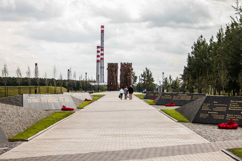 Malyj Trostenez, 2015, »Weg der Erinnerung« am ehemaligen Lagergelände, IBB Minsk
