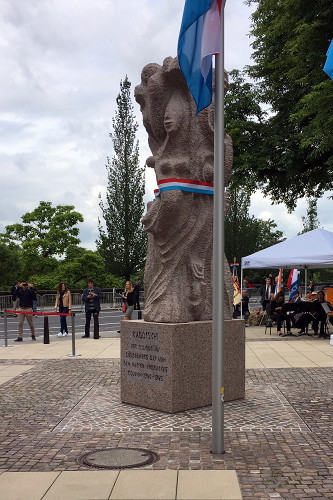 Luxemburg, 2018, Denkmal für die Opfer der Shoah, Fédération des Enrôlés de force