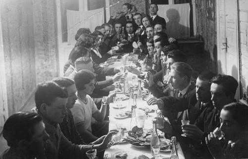 Jurburg, 1930er Jahre, Zusammenkunft der zionistischen Jugendorganisation »Betar«, Jack Cossid, Chicago
