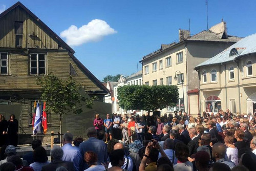 Jurburg, 19. Juli 2019, Feierliche Eröffnung des Denkmals, Elke Bredereck