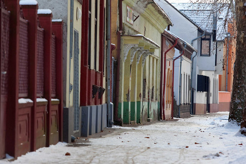 Mátészalka, 2013, Ansicht einer Straße im ehemaligen Ghetto, Krisztián Bócsi