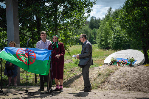 Kalynivka, 2019, Einweihung des Denkmals für die ermordeten Roma, Stiftung Denkmal, Anna Voitenko