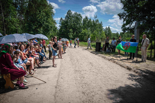 Kalynivka, 2019, Einweihung des Denkmals für die ermordeten Roma, Stiftung Denkmal, Anna Voitenko