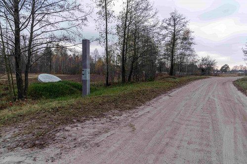 Kalynivka, 2019, Das Denkmal für die ermordeten Roma am Rande des Dorfes, Stiftung Denkmal, Anna Voitenko