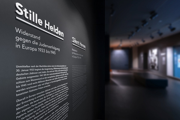 Berlin, 2020, Blick in die Dauerausstellung, Gedenkstätte Stille Helden