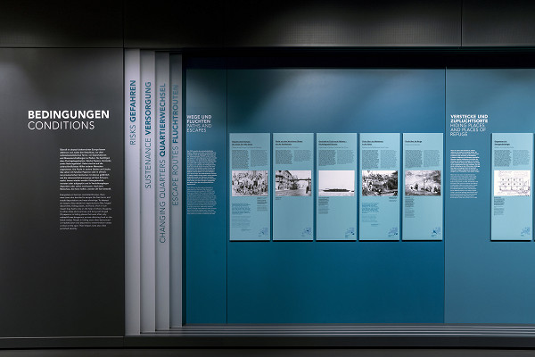 Berlin, 2020, Blick in die Dauerausstellung, Gedenkstätte Stille Helden