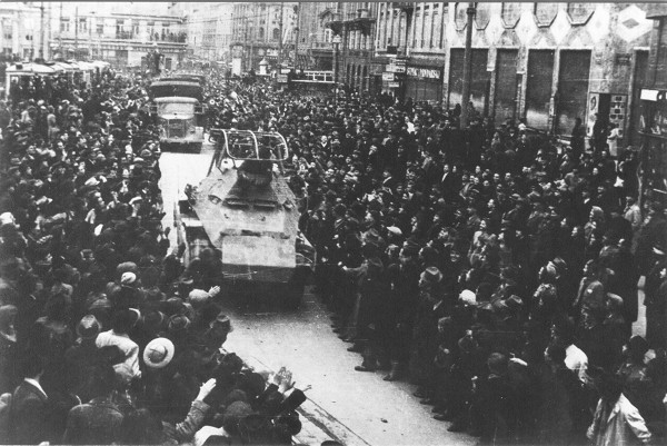 Zagreb, April 1941, Einmarsch der deutschen Wehrmacht in die kroatische Hauptstadt, gemeinfrei