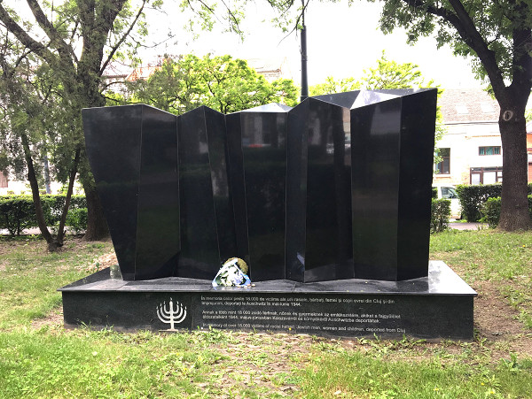 Klausenburg, 2020, Das 2014 eingeweihte Holocaustdenkmal, Orsolya Nagyi