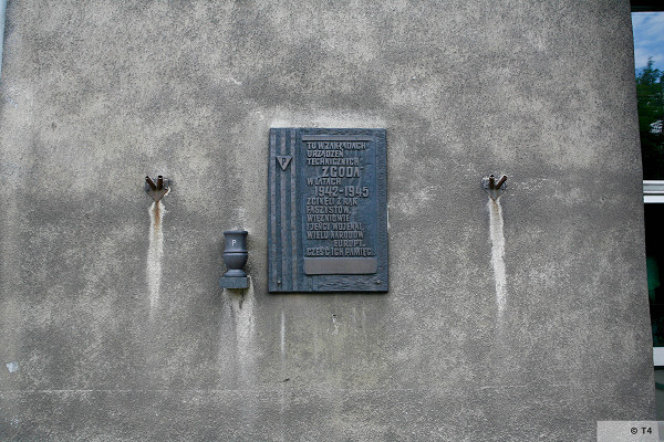 Świętochłowice, 2006, Die 1970 angebrachte Gedenktafel an die Opfer des Lagers Eintrachthütte, Tiergarten4Association e.V.