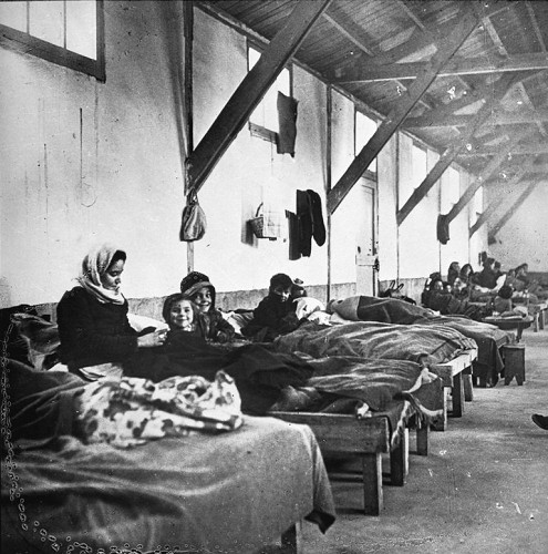 Rivesaltes, 1942, Internierte im Lager, Fonds Auguste Bohny