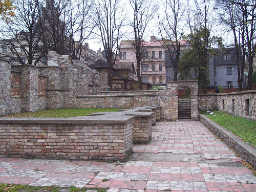 Riga, 2005, Die Ruinen der Großen Choralsynagoge, Stiftung Denkmal, Adam Kerpel-Fronius
