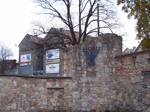 Riga, 2005, Die Ruine der abgebrannten Synagoge, Stiftung Denkmal, Adam Kerpel-Fronius