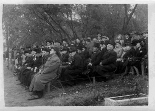 Trondheim, 13. Oktober 1947, Eröffnungszeremonie des Denkmals auf dem jüdischen Friedhof Trondheim, Bjarte Bruland