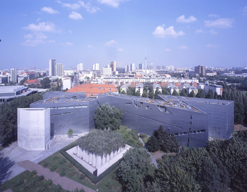 Berlin, 2001, Vogelperspektive Libeskind-Bau, Jüdisches Museum Berlin, Jens Ziehe