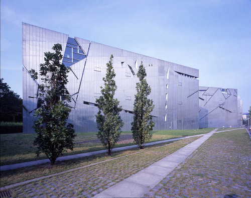Berlin, 2001, Außenansicht Libeskind-Bau, Jüdisches Museum Berlin, Jens Ziehe