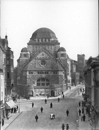 Essen, 1915, Historische Außenansicht der Synagoge, Stadtbildstelle Essen