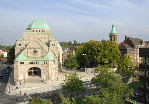 Essen, 2010, Außenansicht der Alten Synagoge Essen, Stadtbildstelle Essen