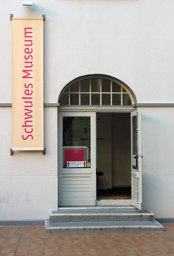 Berlin, 2005, Eingang zum Museum, Schwules Museum Berlin, Michael Bidner
