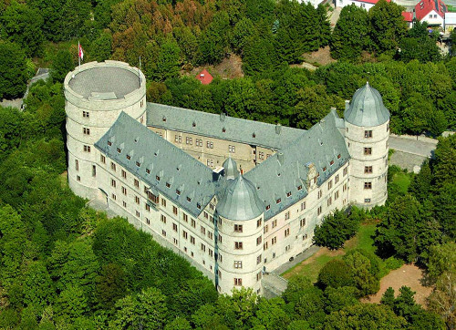 Büren-Wewelsburg, 2010, Luftaufnahme der Wewelsburg, Kreismuseum Wewelsburg