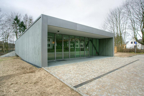 Ravensbrück, 2008, Das 2007 fertiggestellte Besucherzentrum, Stiftung Denkmal